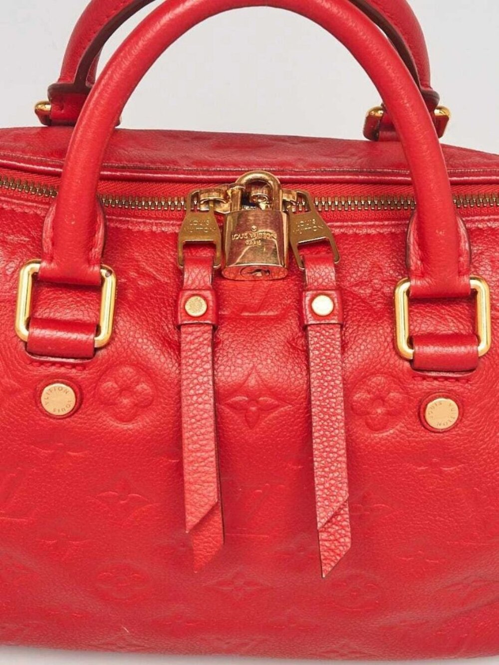 Louis Vuitton Orient Monogram Empreinte Leather Speedy 25 Bandouliere Bag - Picture 6 of 12